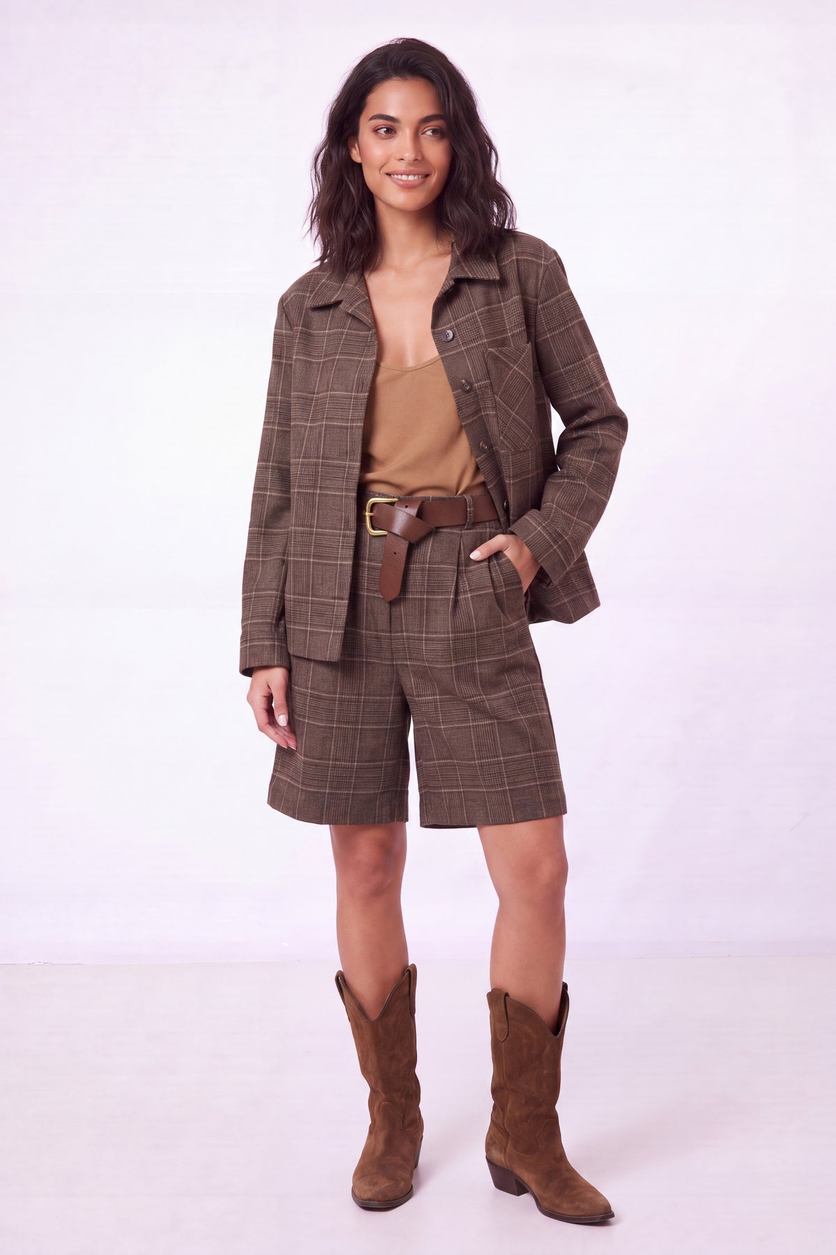Chemise _ Bridgerton Marron