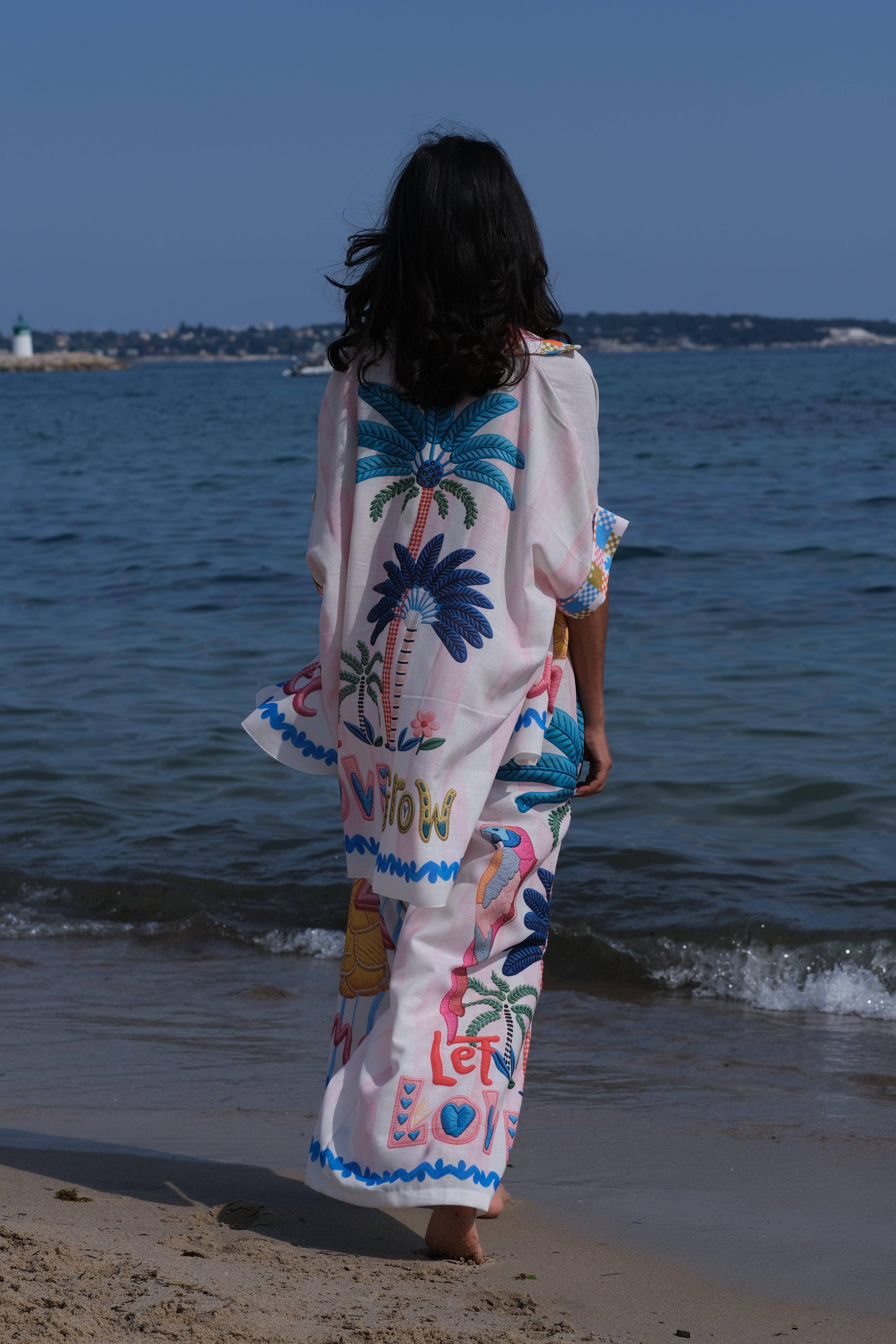 L'amour a la plage - Ensemble pantalon / chemise