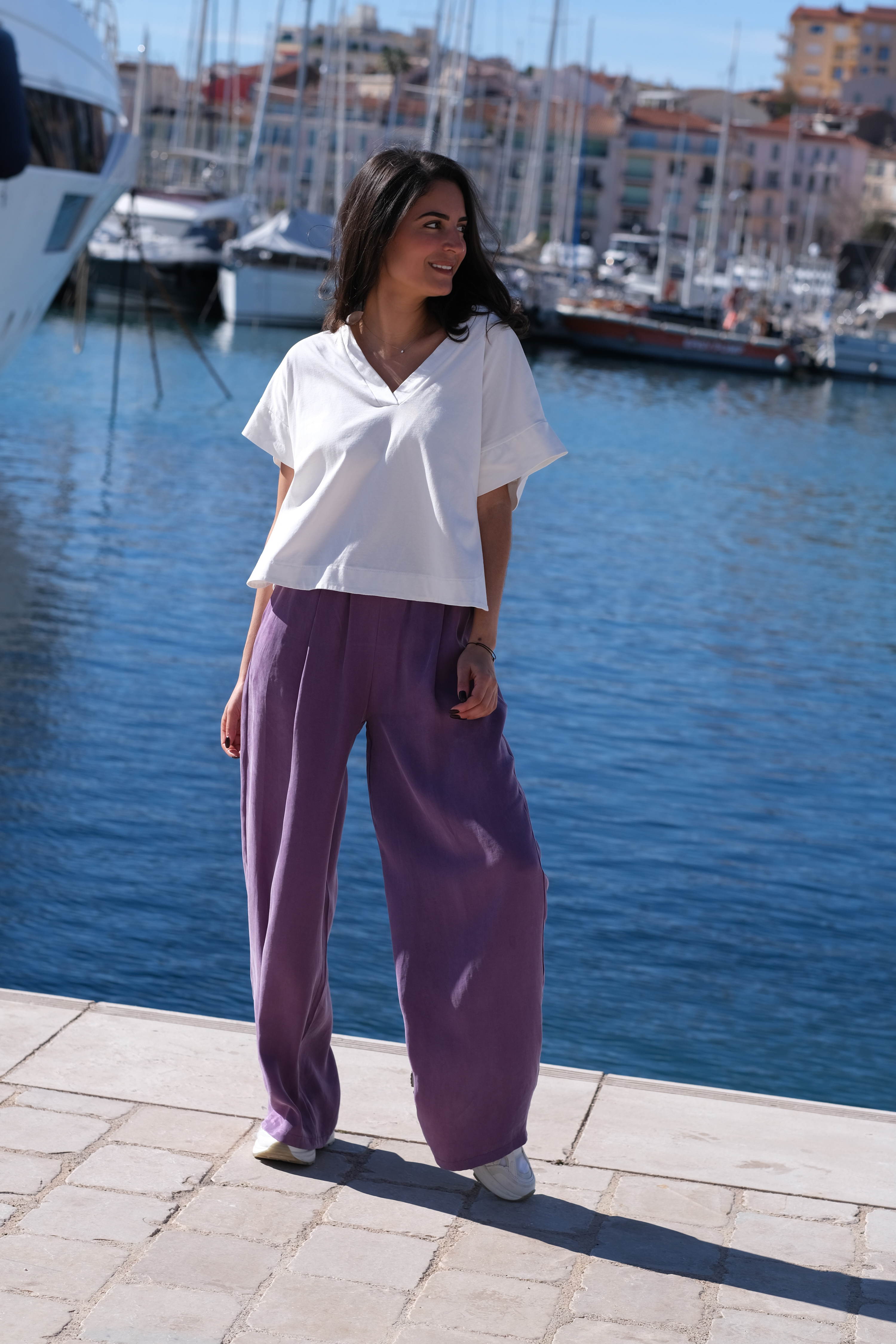 Allure pantalon fluide en lyocell