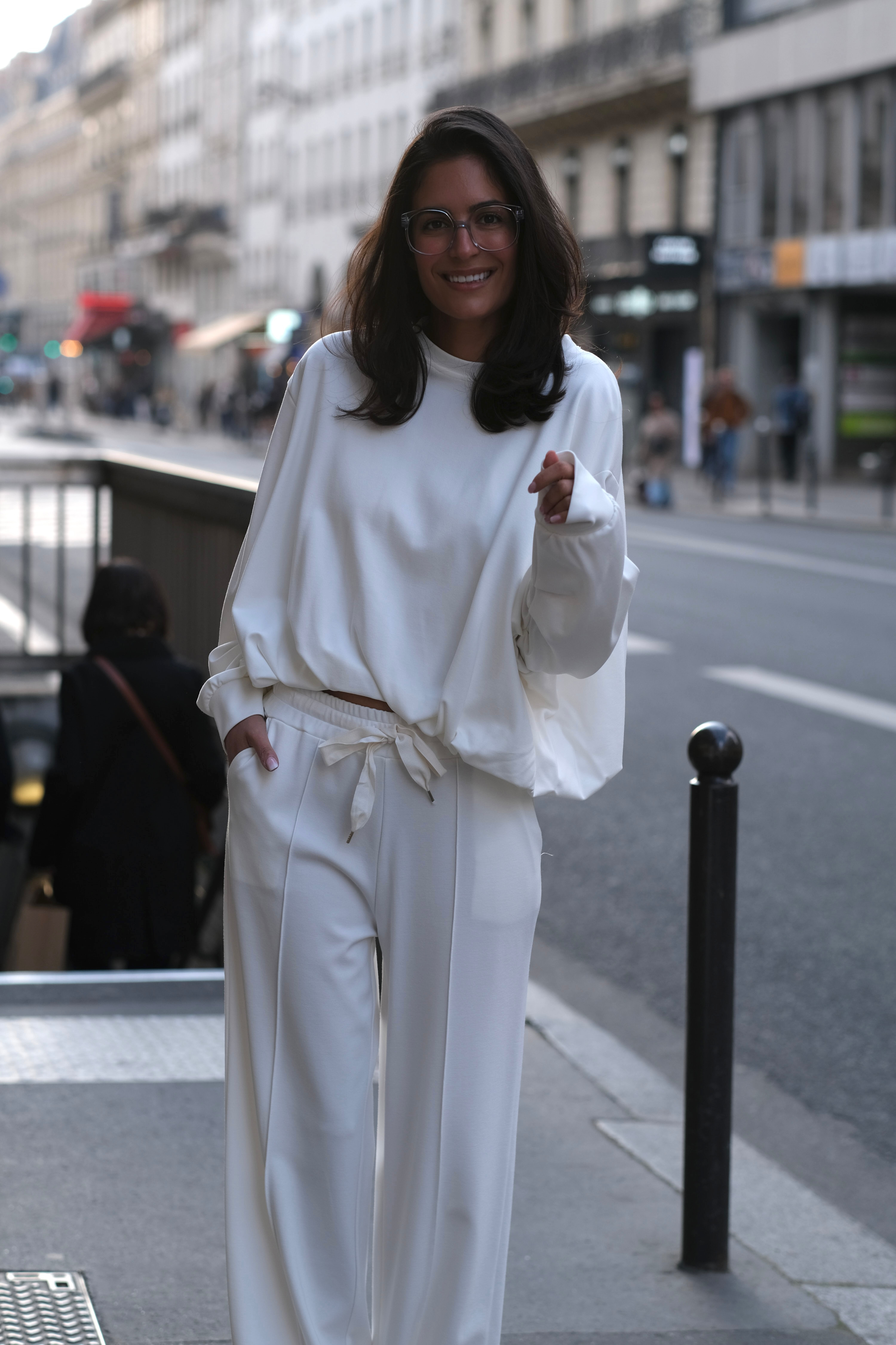LIBRE - PULL ecru en viscose