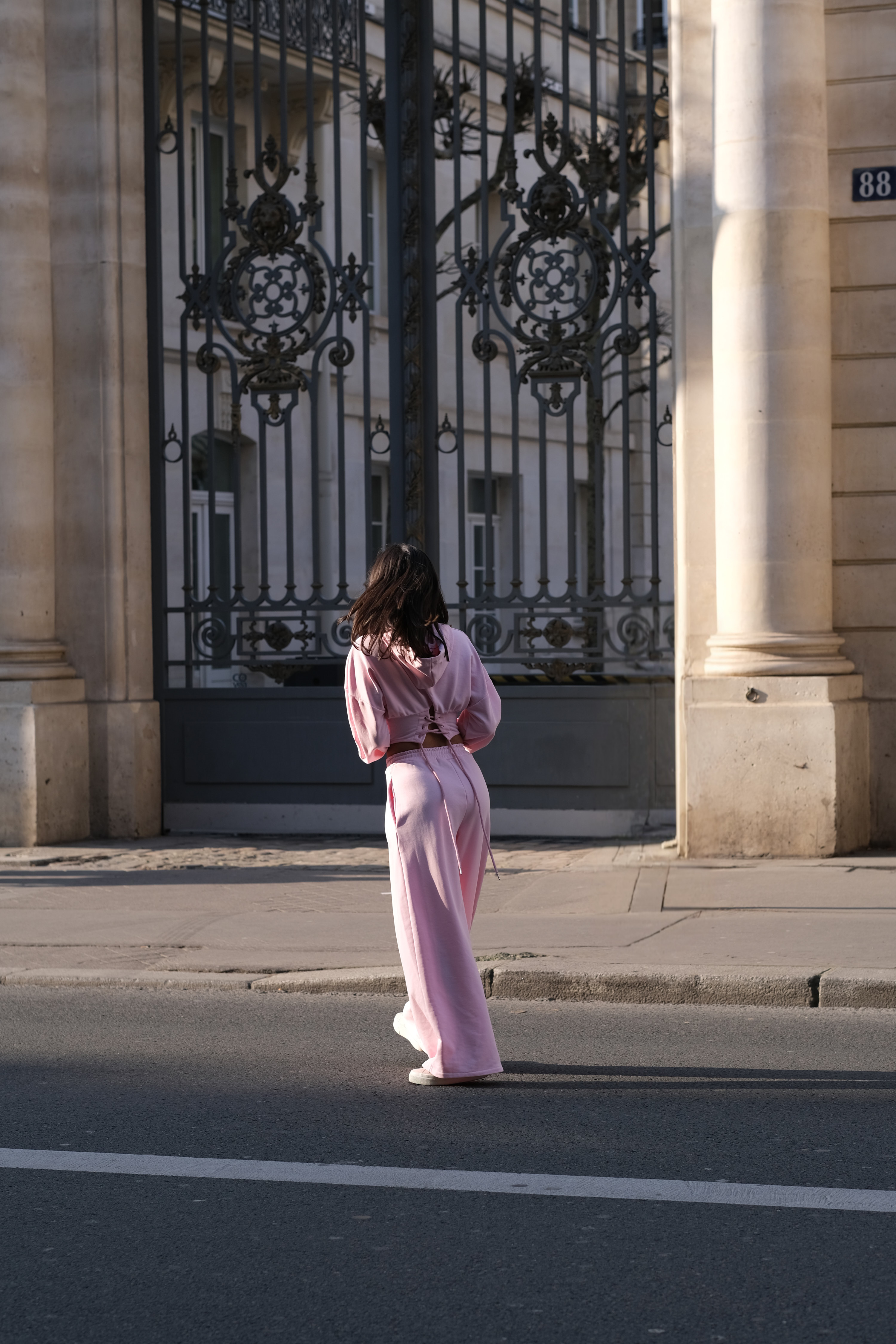 Dimanche - Pantalon jogging ample avec lacet
