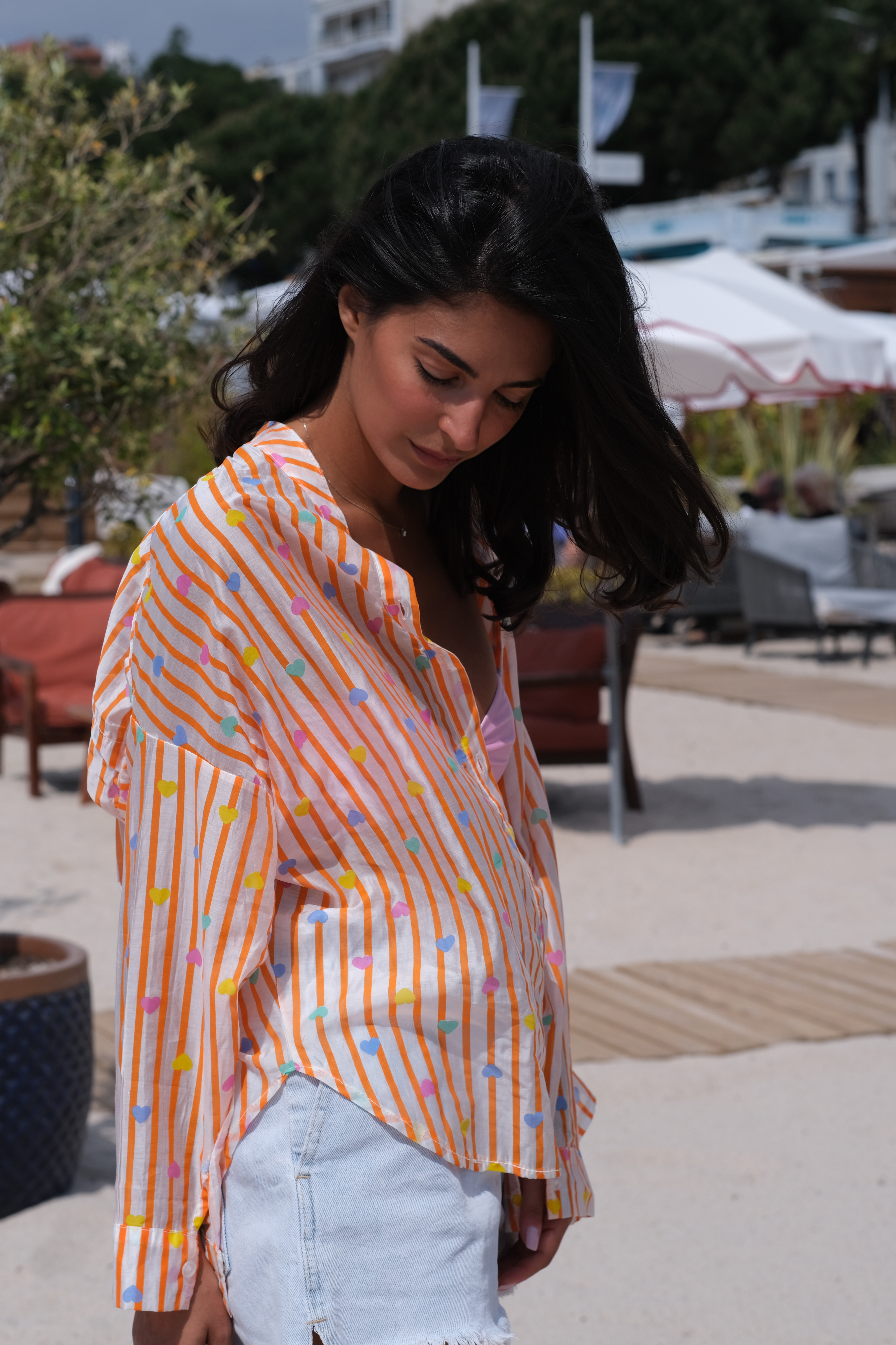 COEUR LEGER - CHEMISE ORANGE CLAIR