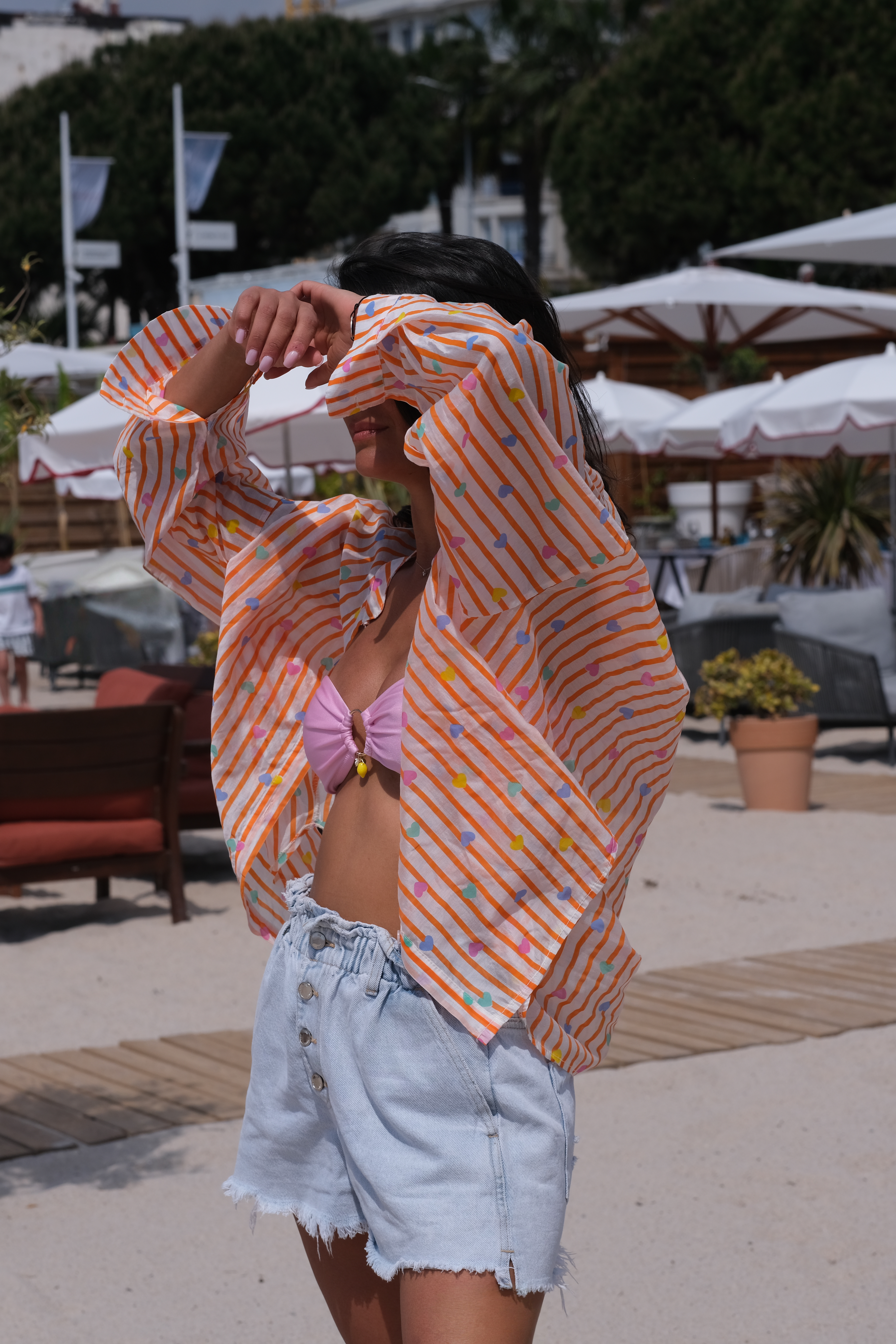 COEUR LEGER - CHEMISE ORANGE CLAIR
