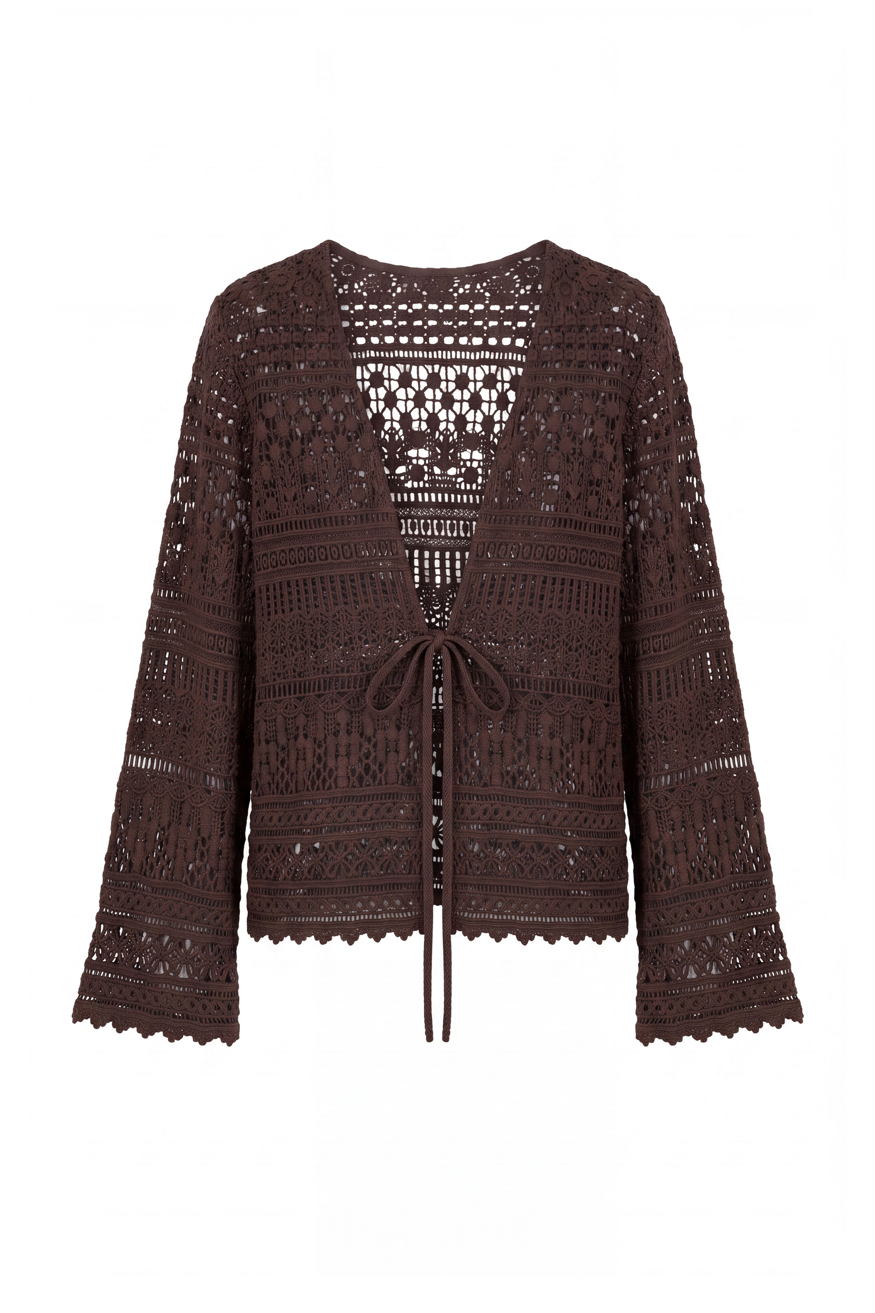 Gilet crochet _ FAUVE