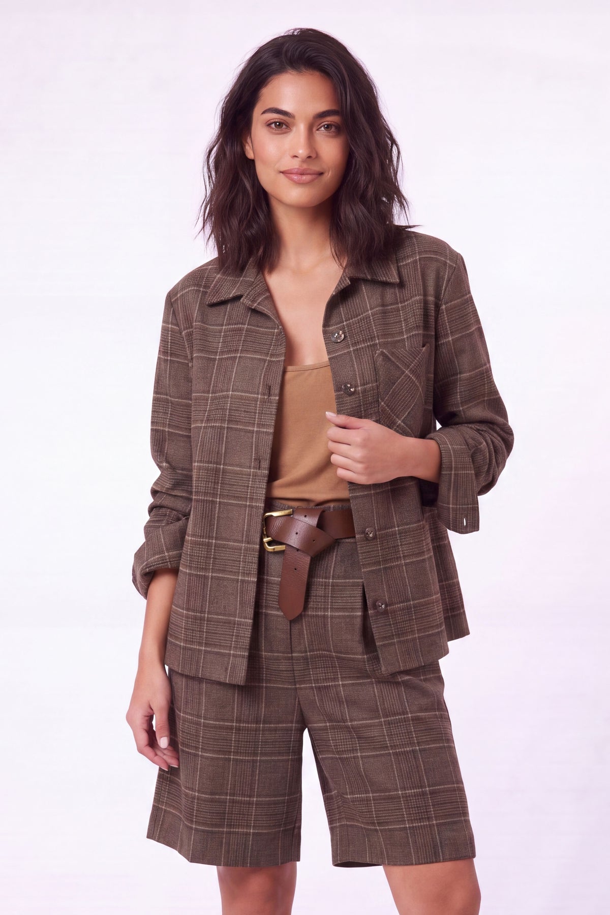 Chemise _ Bridgerton Marron