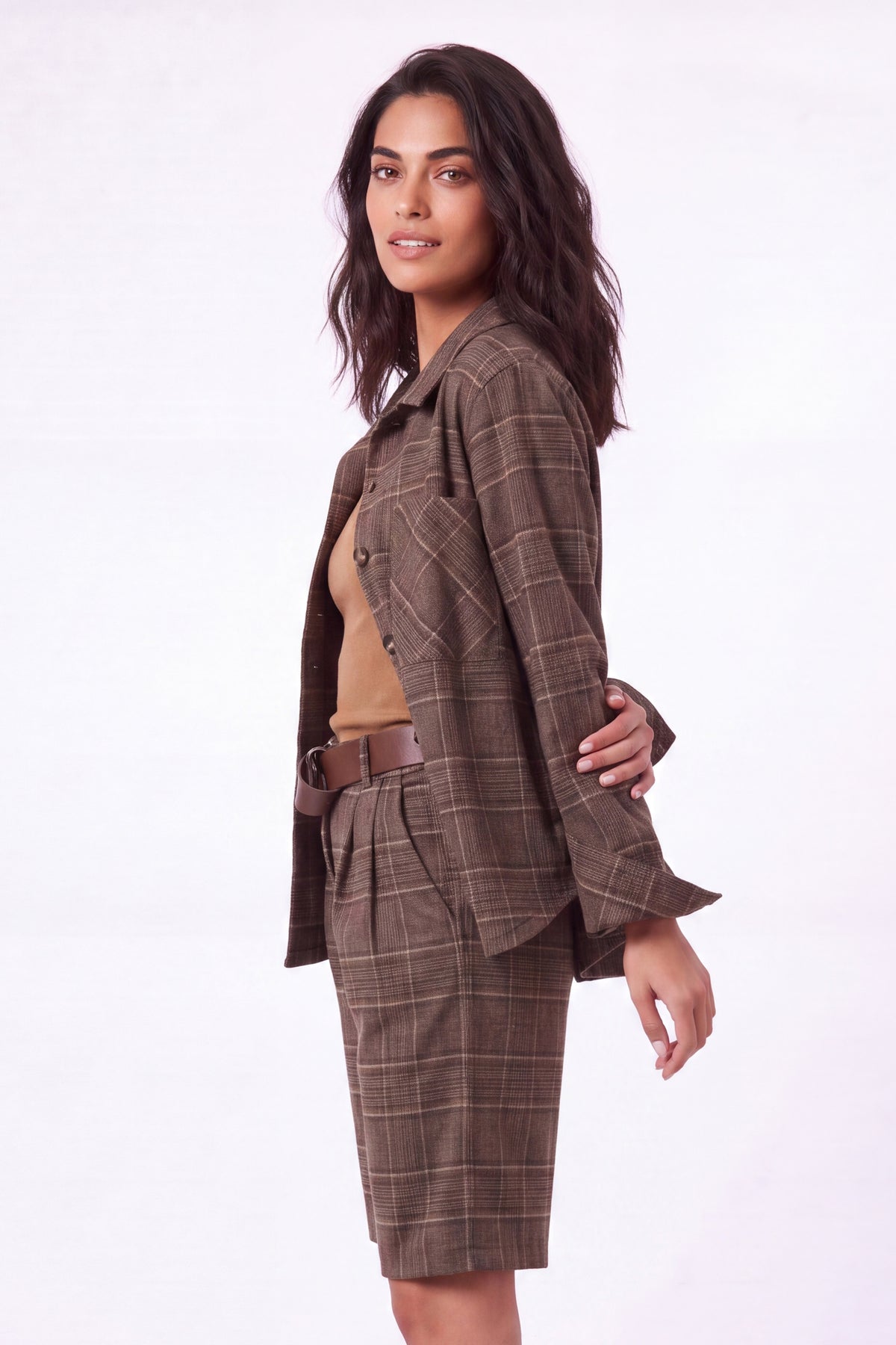 Chemise _ Bridgerton Marron