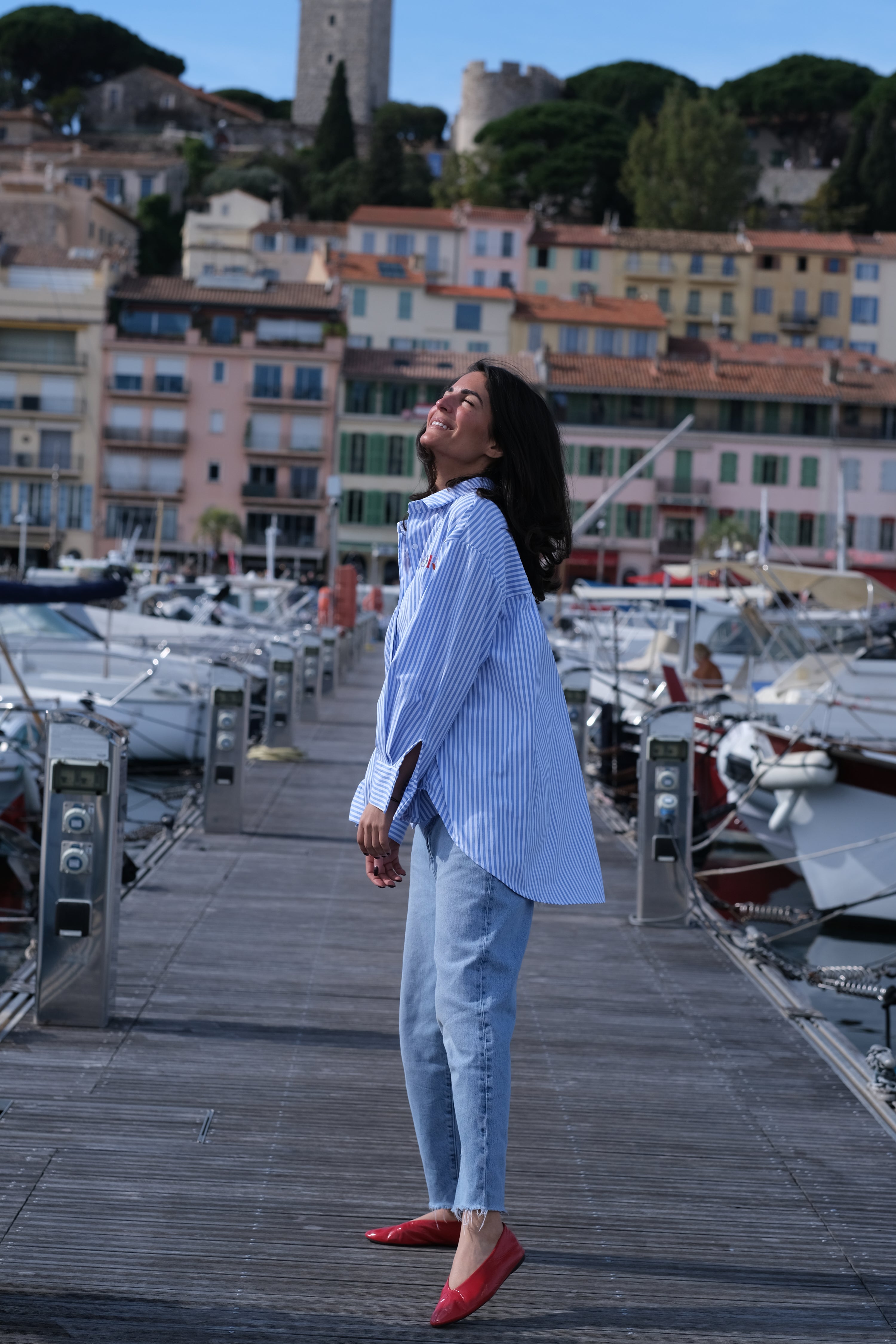 Amour - Chemise en coton avec broderie