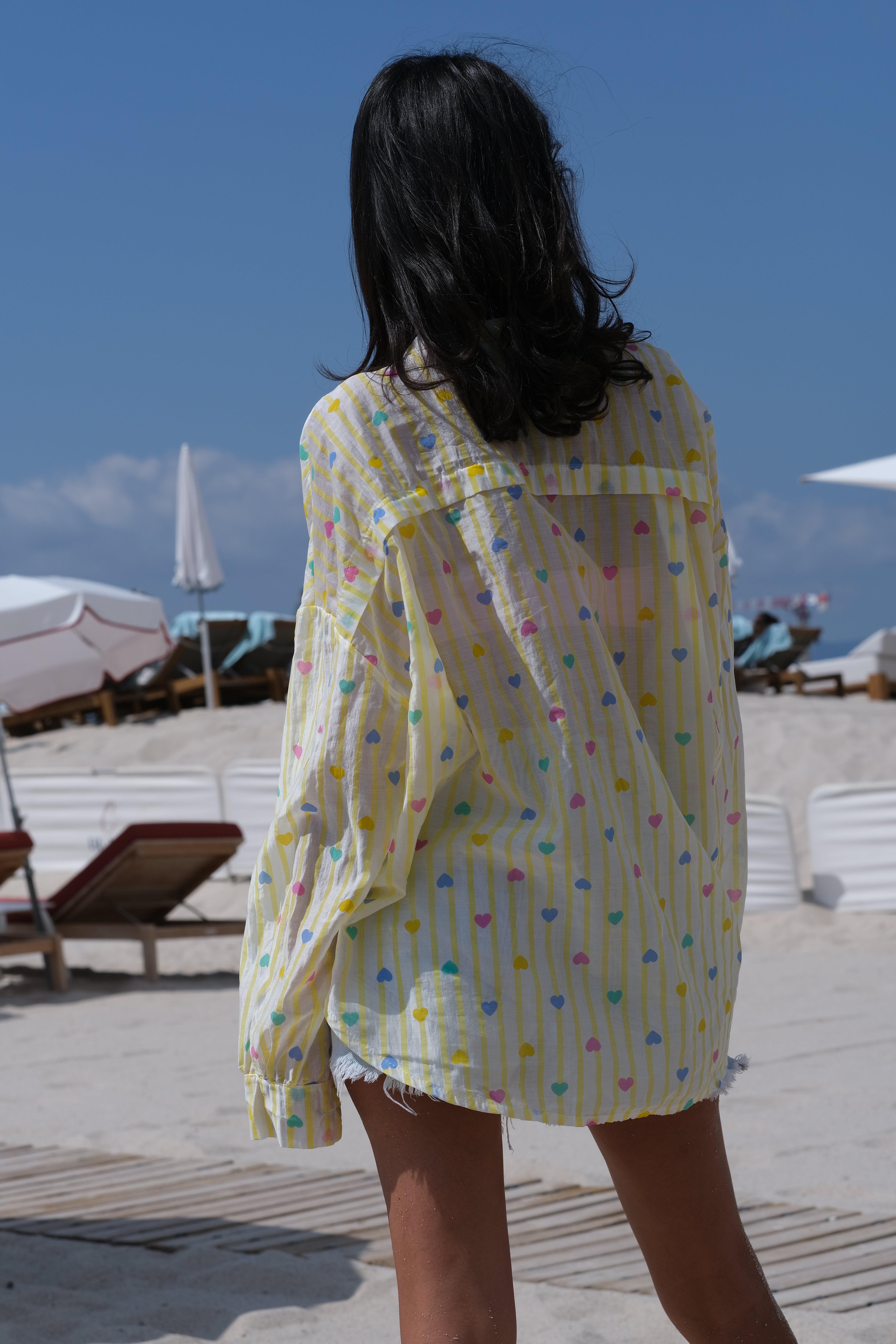 COEUR LEGER - CHEMISE  JAUNE CLAIR