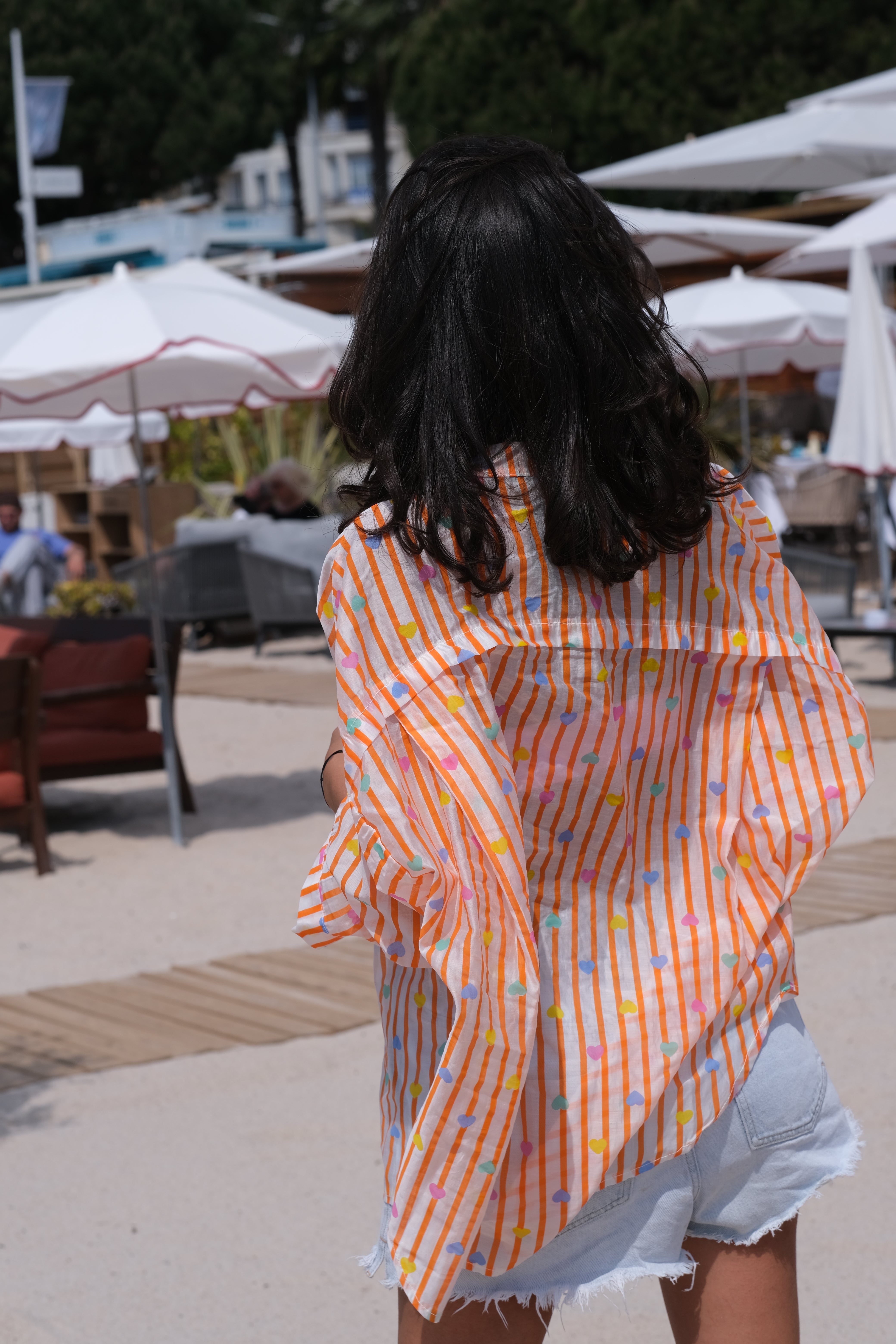 COEUR LEGER - CHEMISE  ORANGE CLAIR