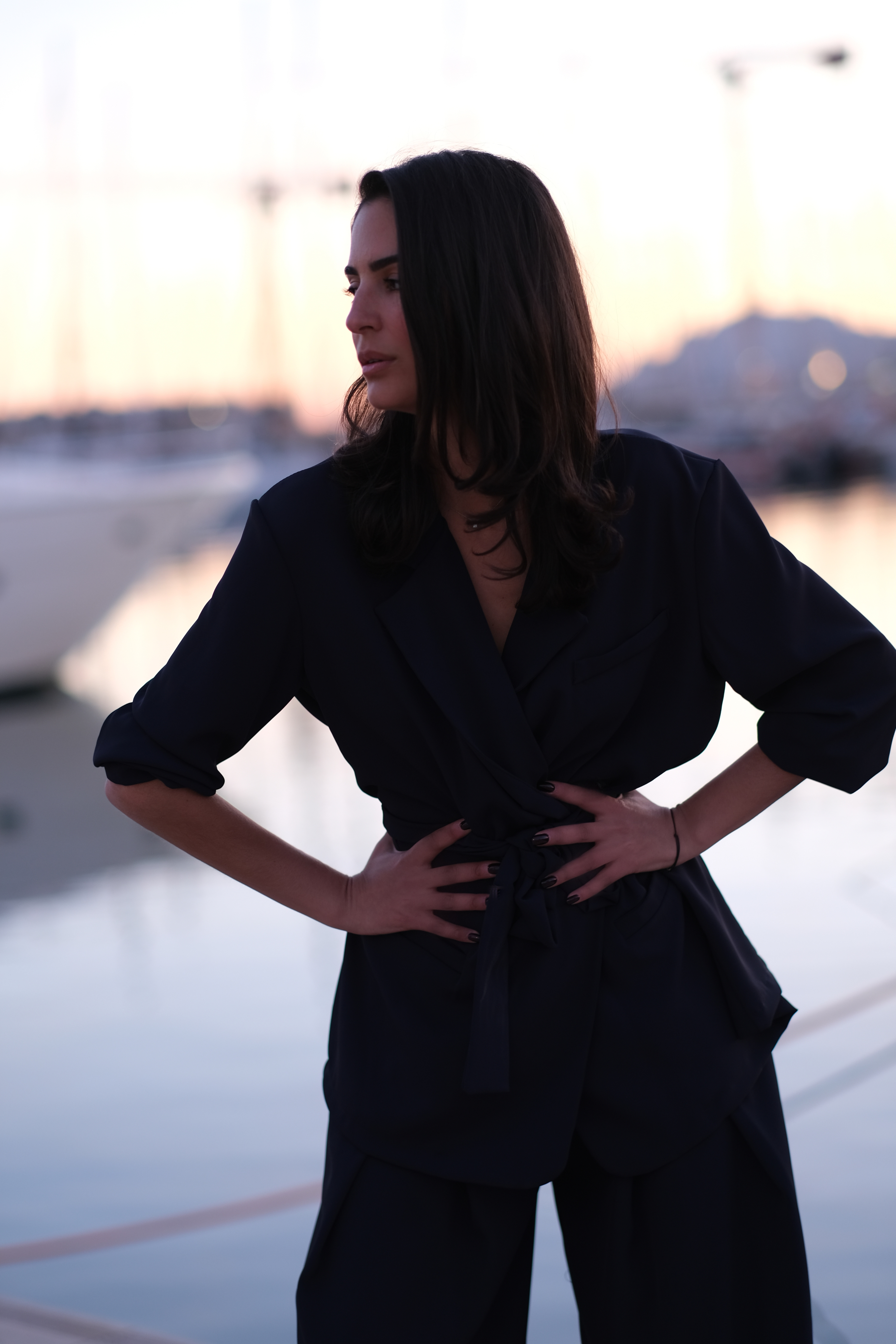 EVIDENCE blazer fluide stretch