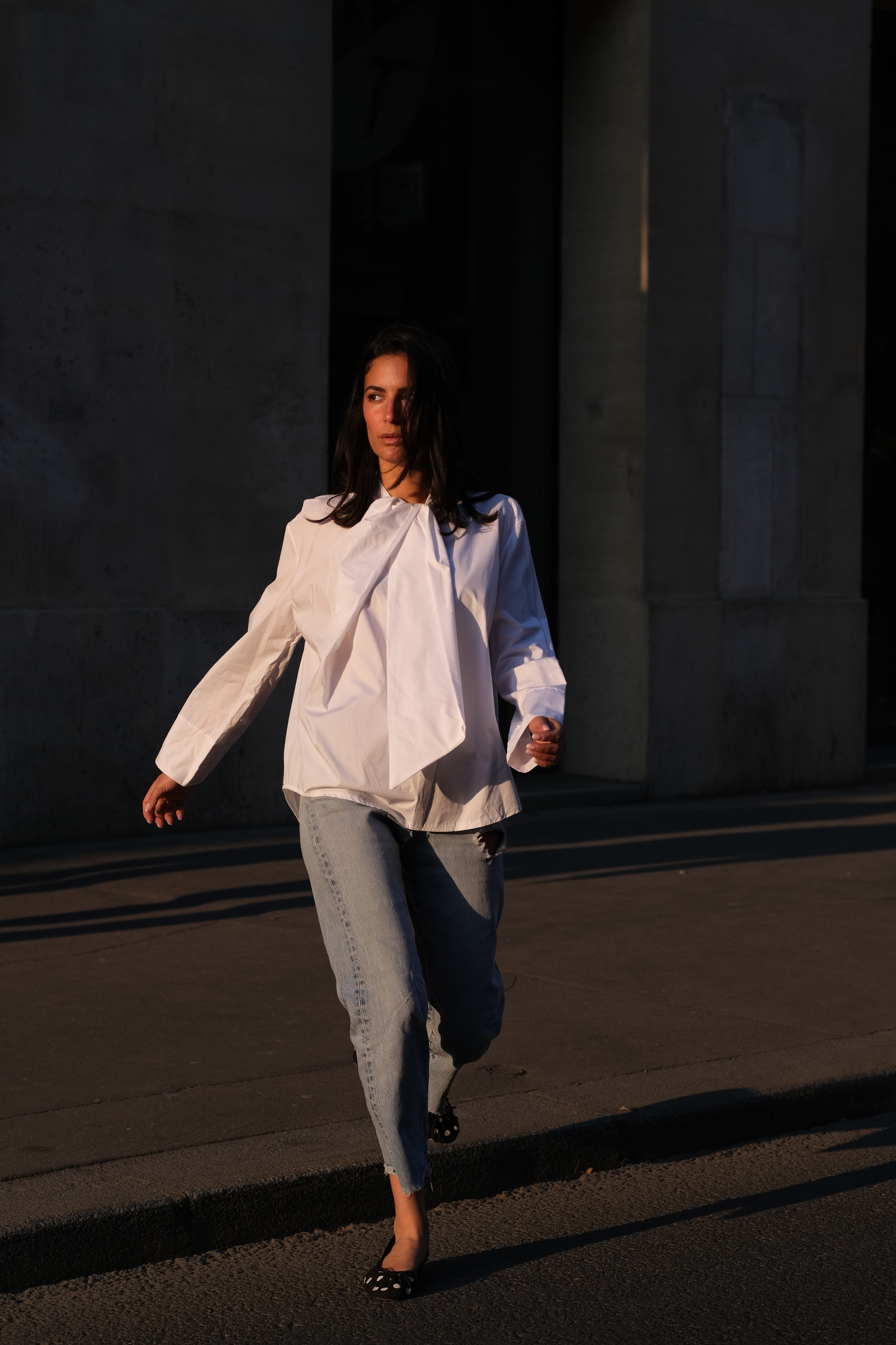 L'INTEMPORELLE TWIST - CHEMISE EN COTON