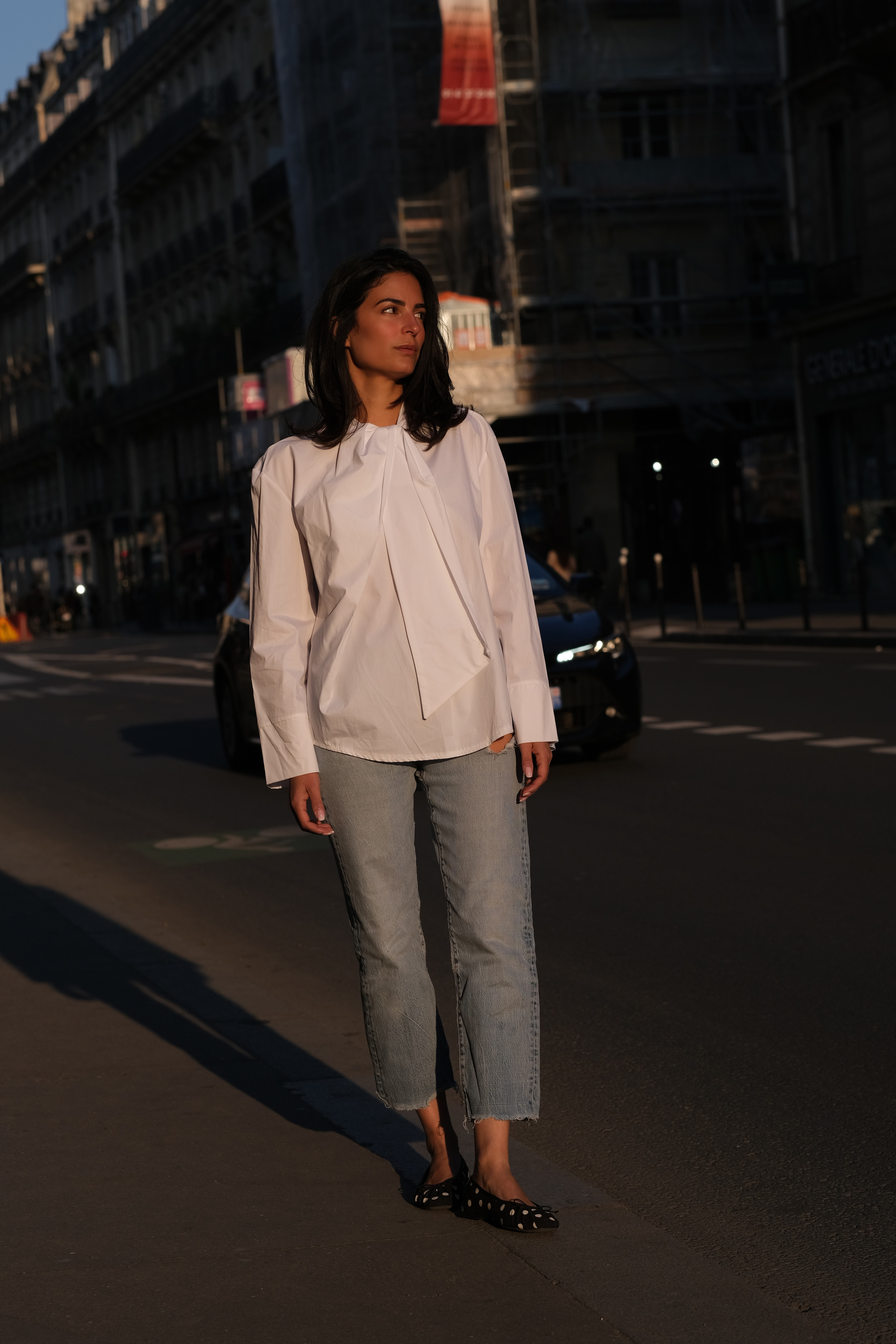 L'INTEMPORELLE TWIST - CHEMISE EN COTON