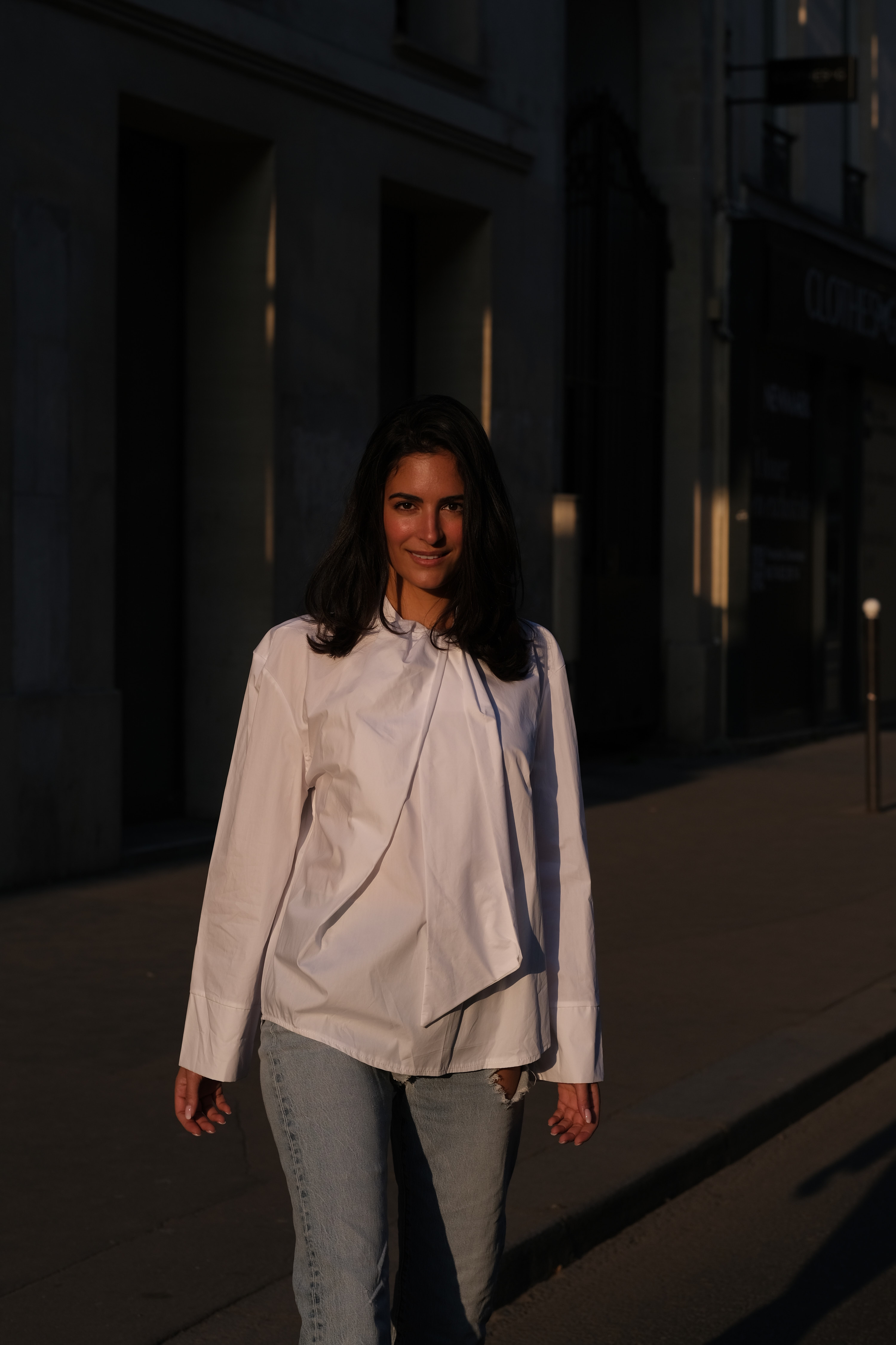 L'INTEMPORELLE TWIST - CHEMISE EN COTON