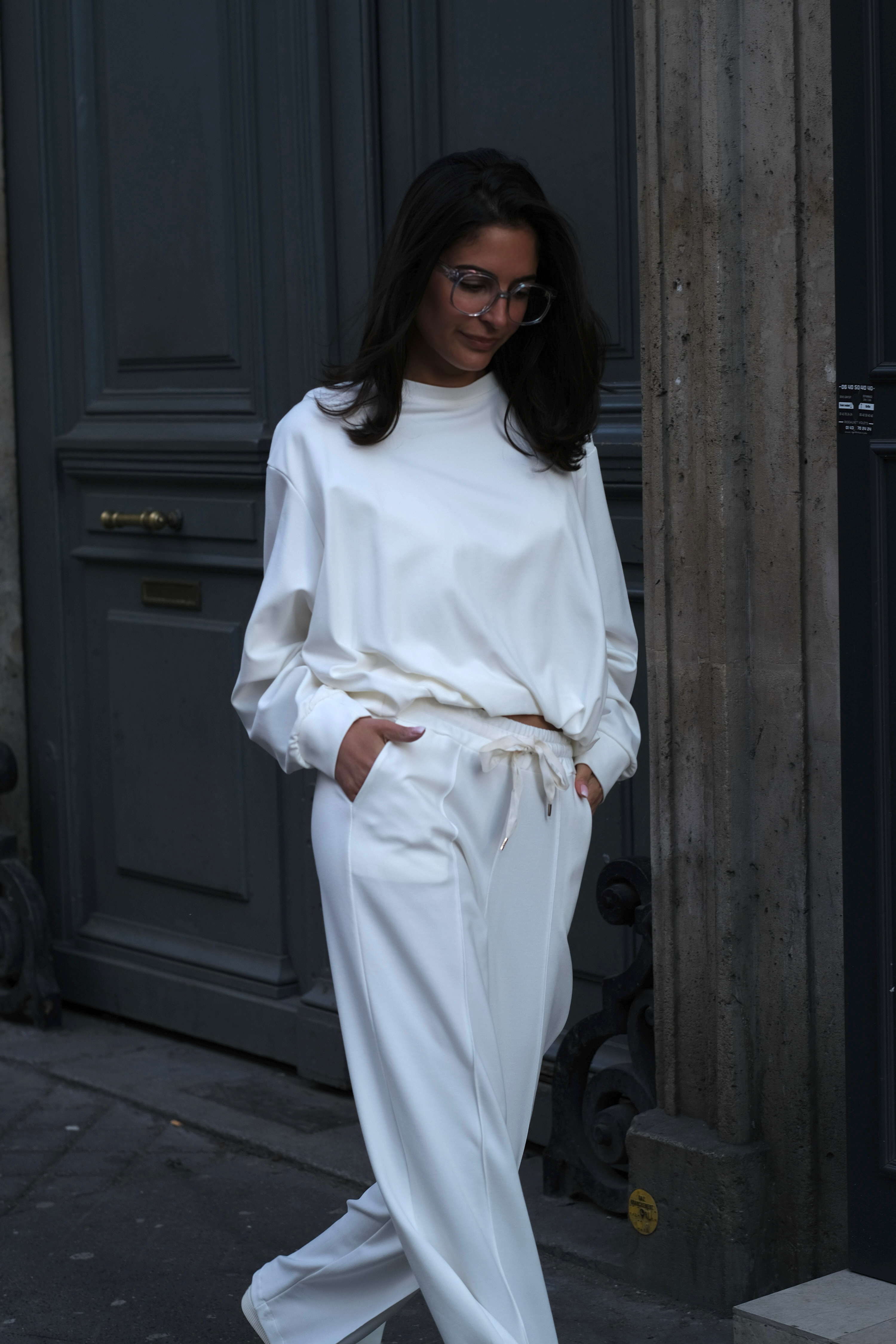 AURA - PANTALON FLUIDE ECRU