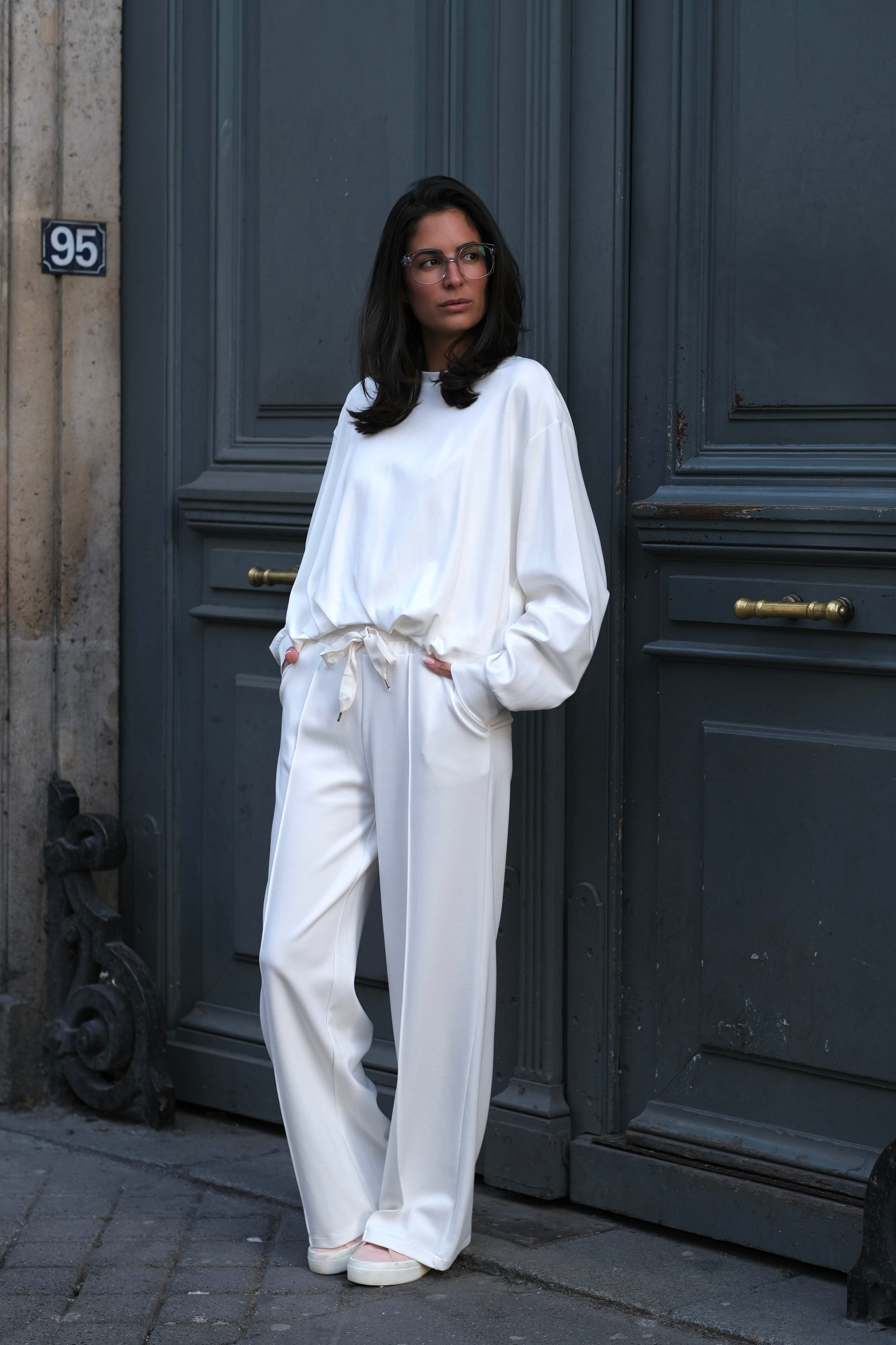 AURA - PANTALON FLUIDE ECRU