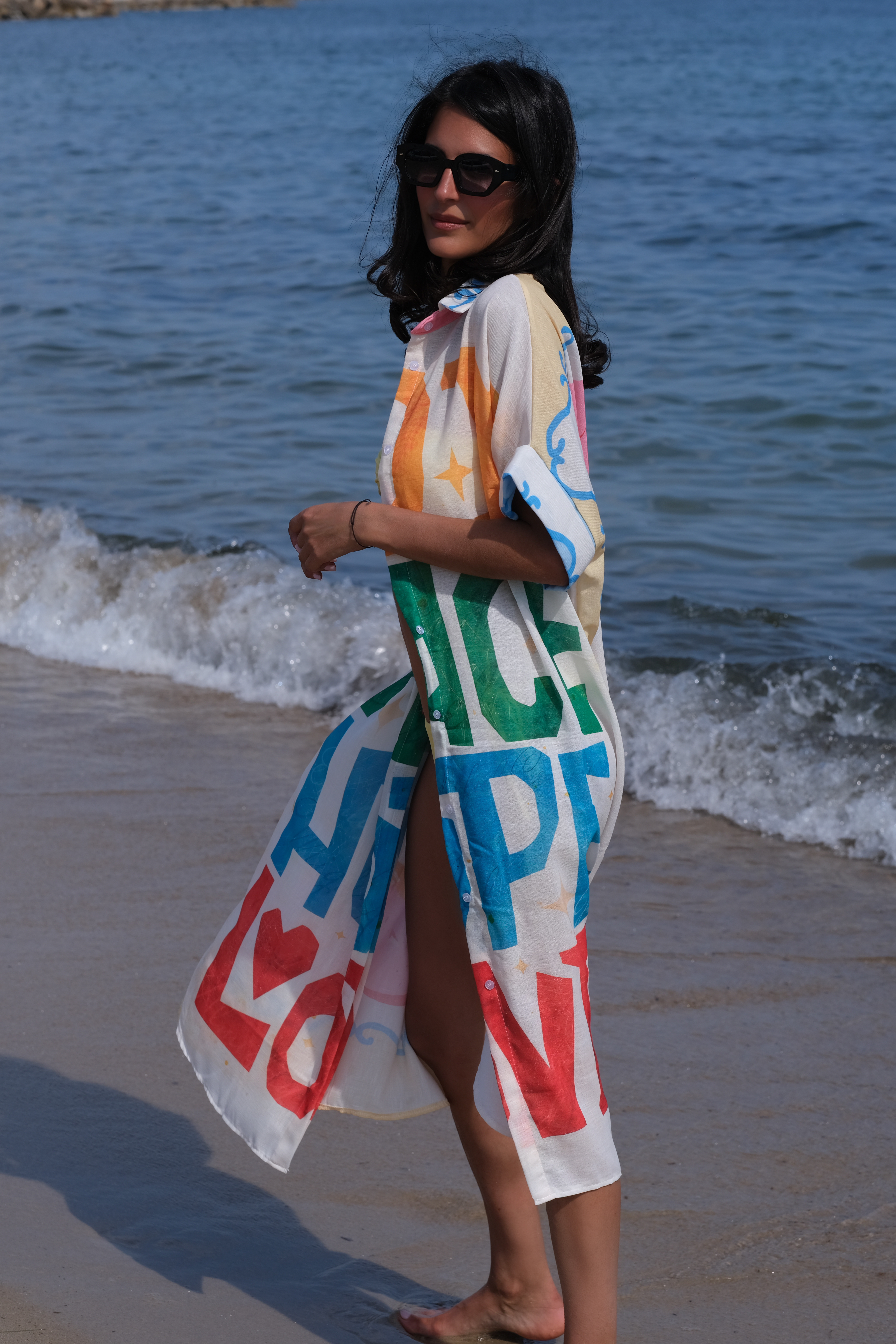 PEACE - Robe / Chemise longue