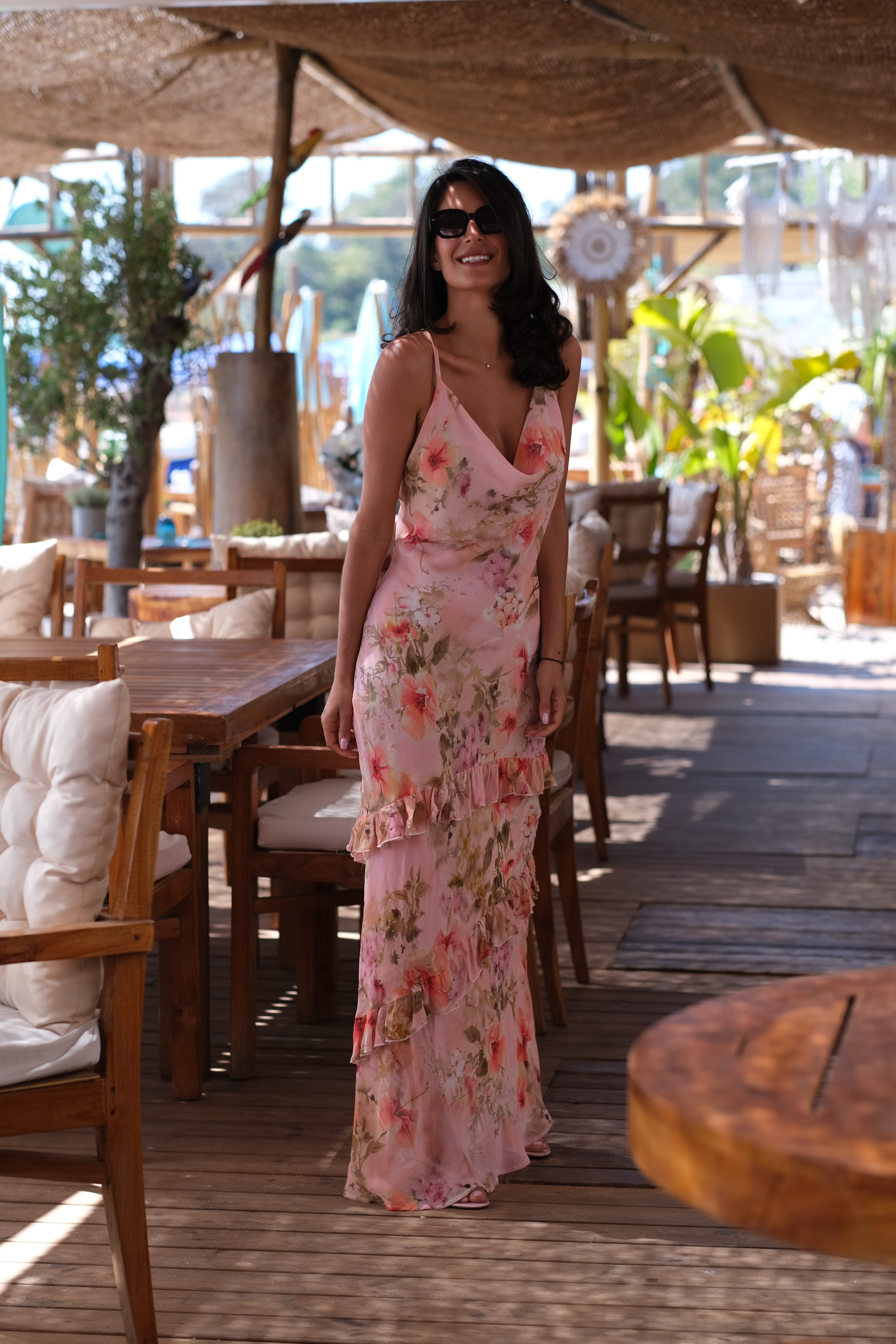 ROSALIE RIVIERA - ROBE LONGUE DOS NUS