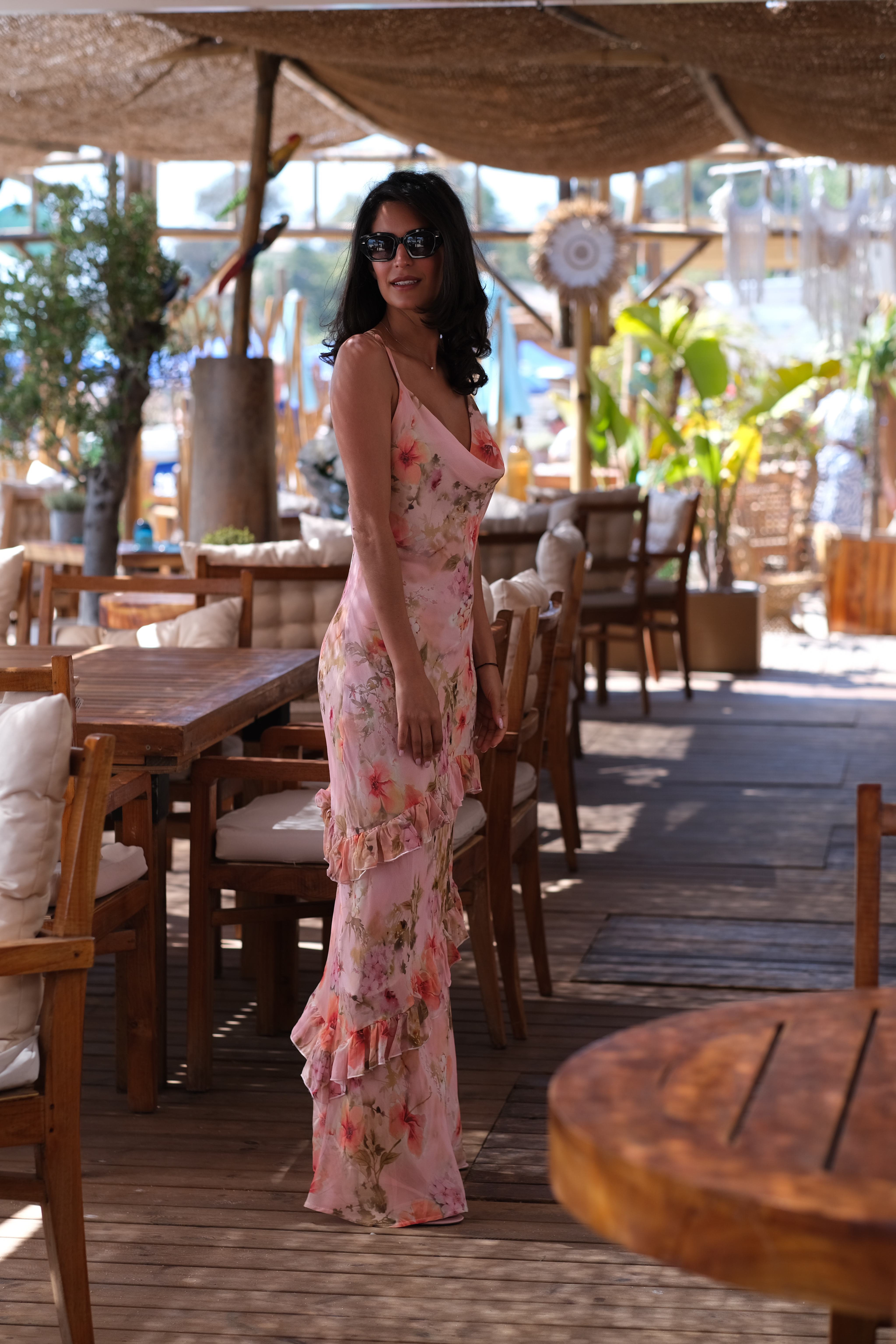 ROSALIE RIVIERA - ROBE LONGUE DOS NUS