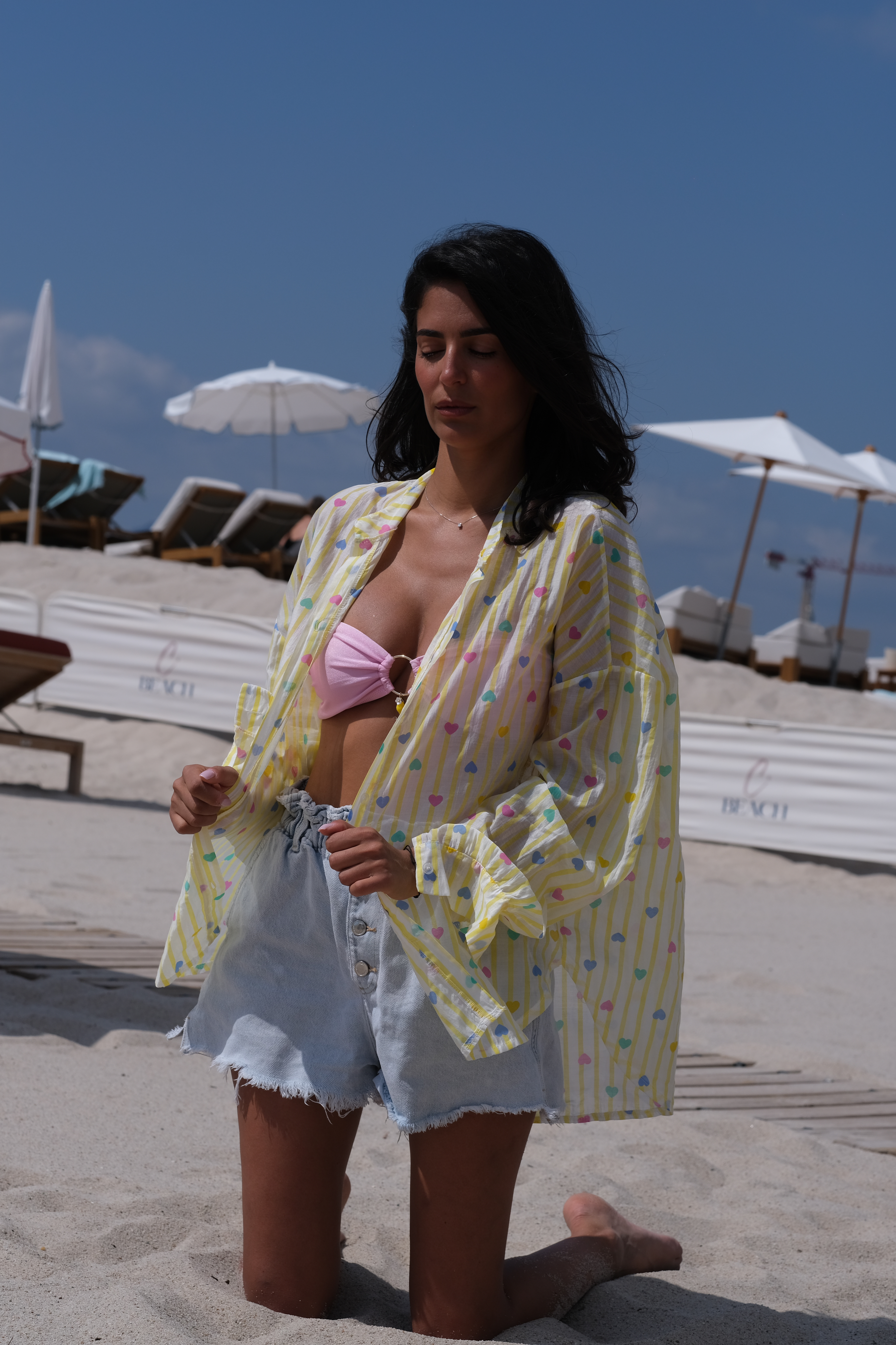 COEUR LEGER - CHEMISE  JAUNE CLAIR